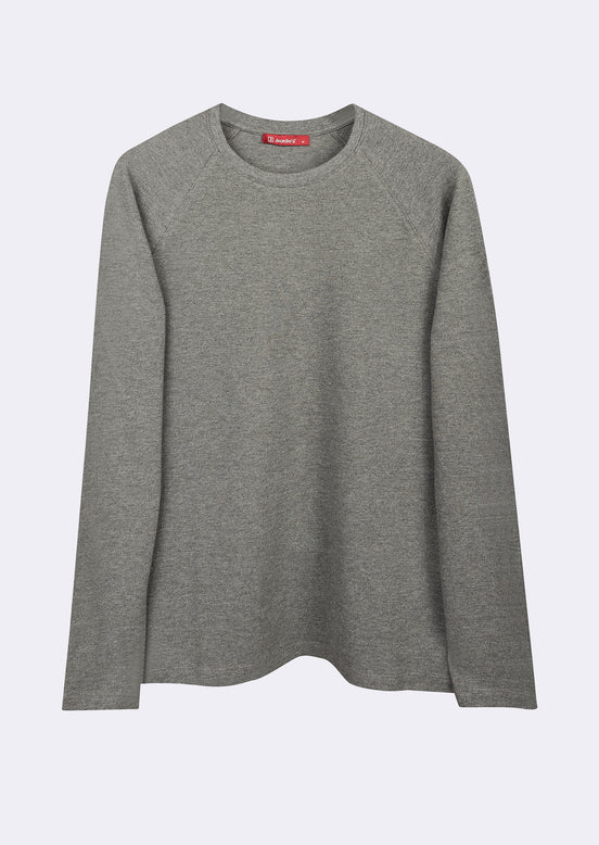 Grey Melange Sweatshirt