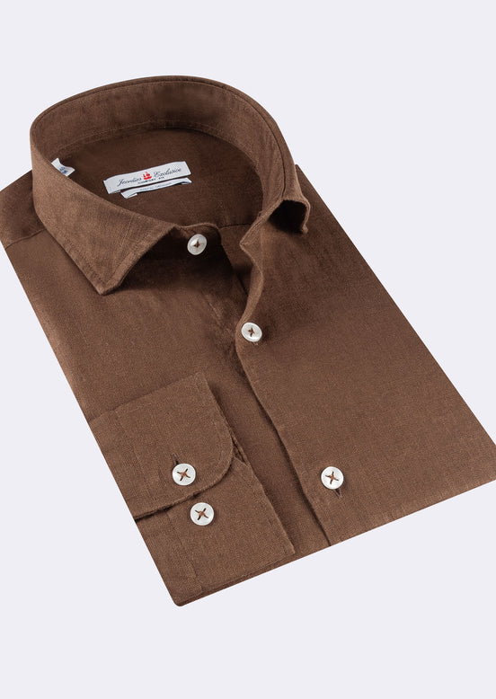Brown Long Sleeve Shirt