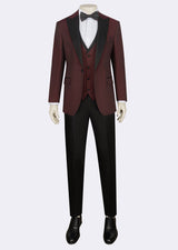 Burgundy Tuxedo