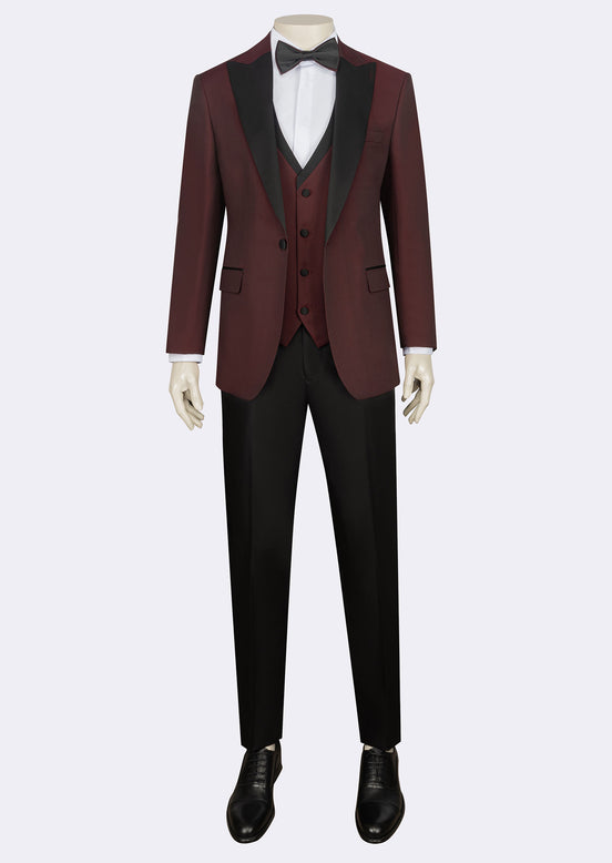 Burgundy Tuxedo