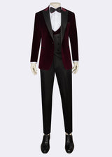 Burgundy Tuxedo