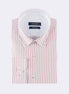 White - Burgundy Long Sleeve Shirt