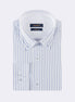 White - Sax Blue Long Sleeve Shirt