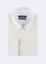 White - Beige Long Sleeve Shirt