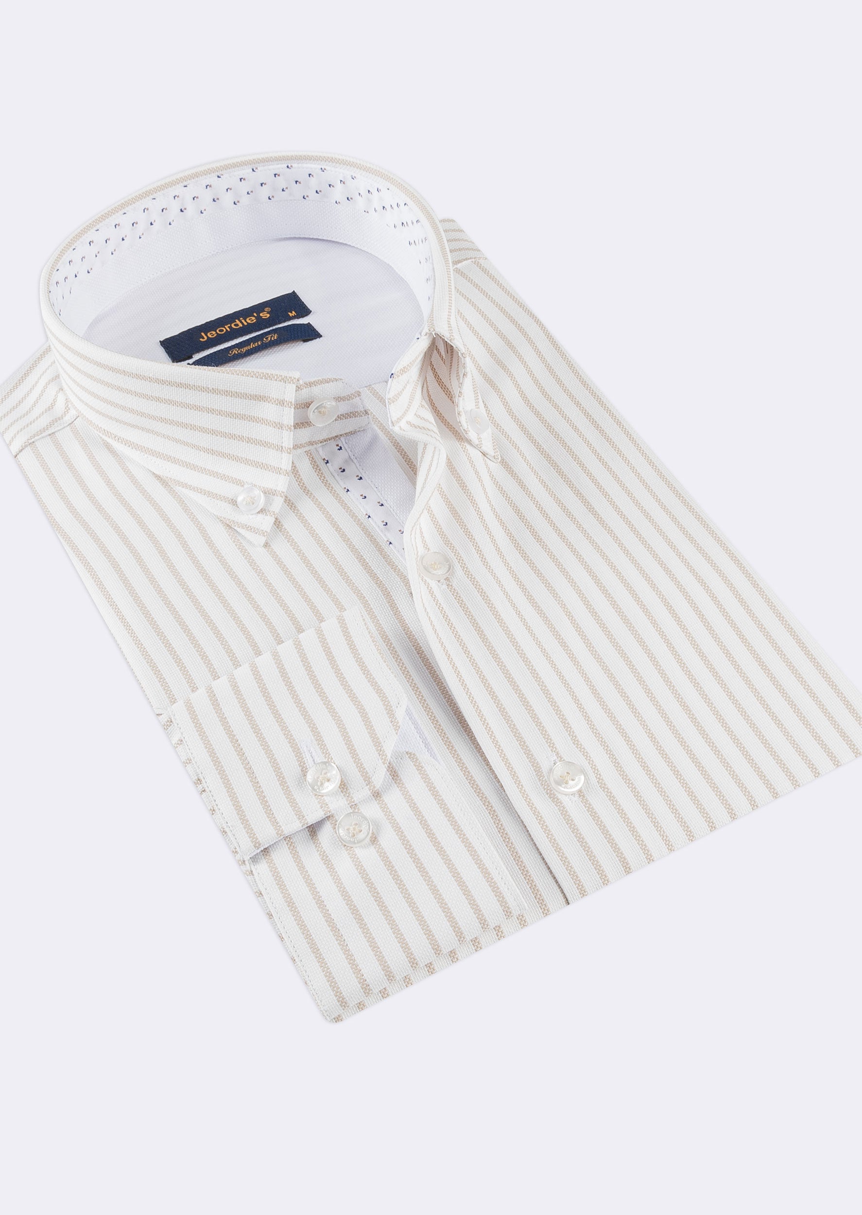 White - Beige Long Sleeve Shirt