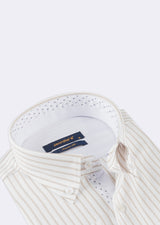 White - Beige Long Sleeve Shirt