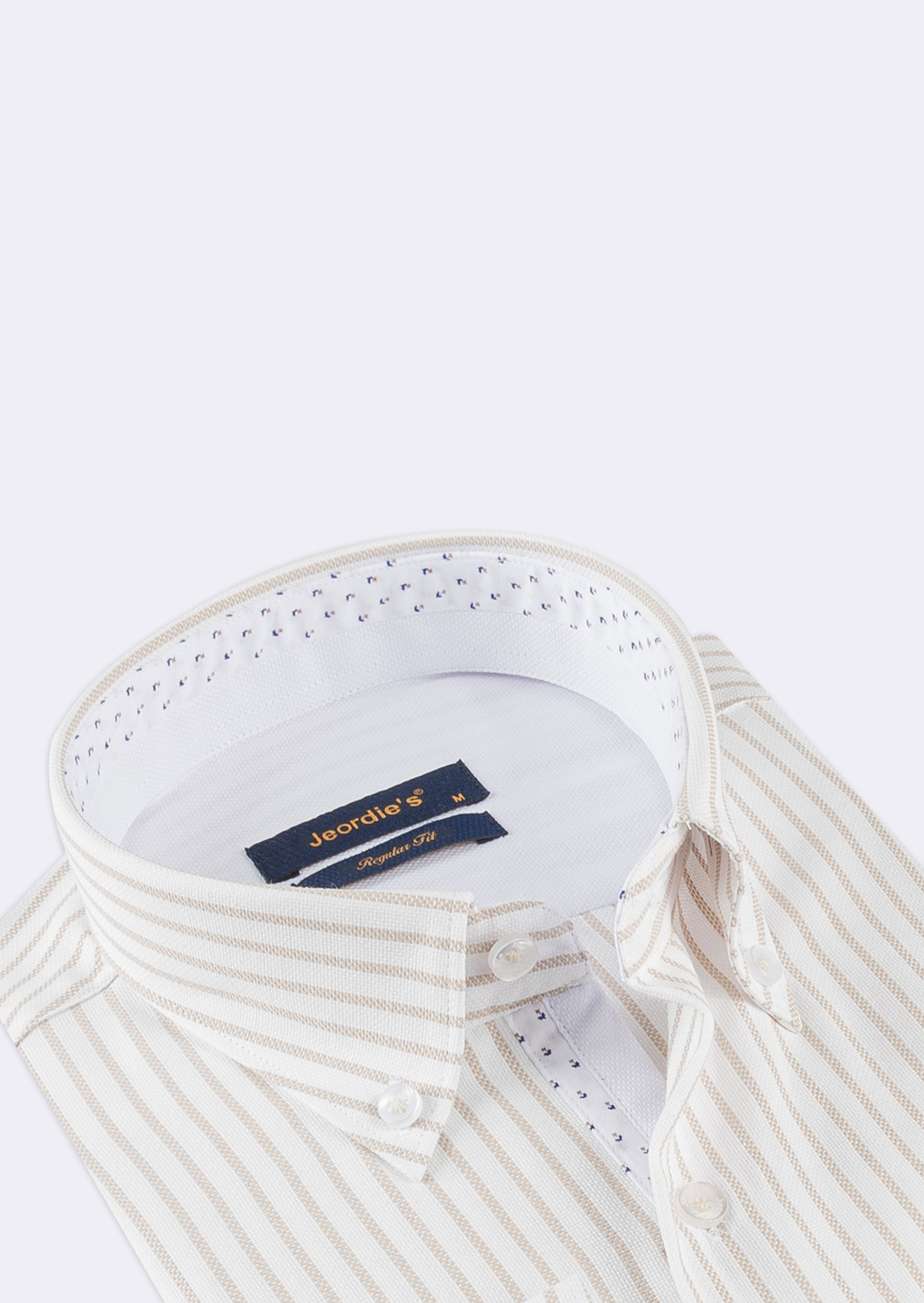 White - Beige Long Sleeve Shirt