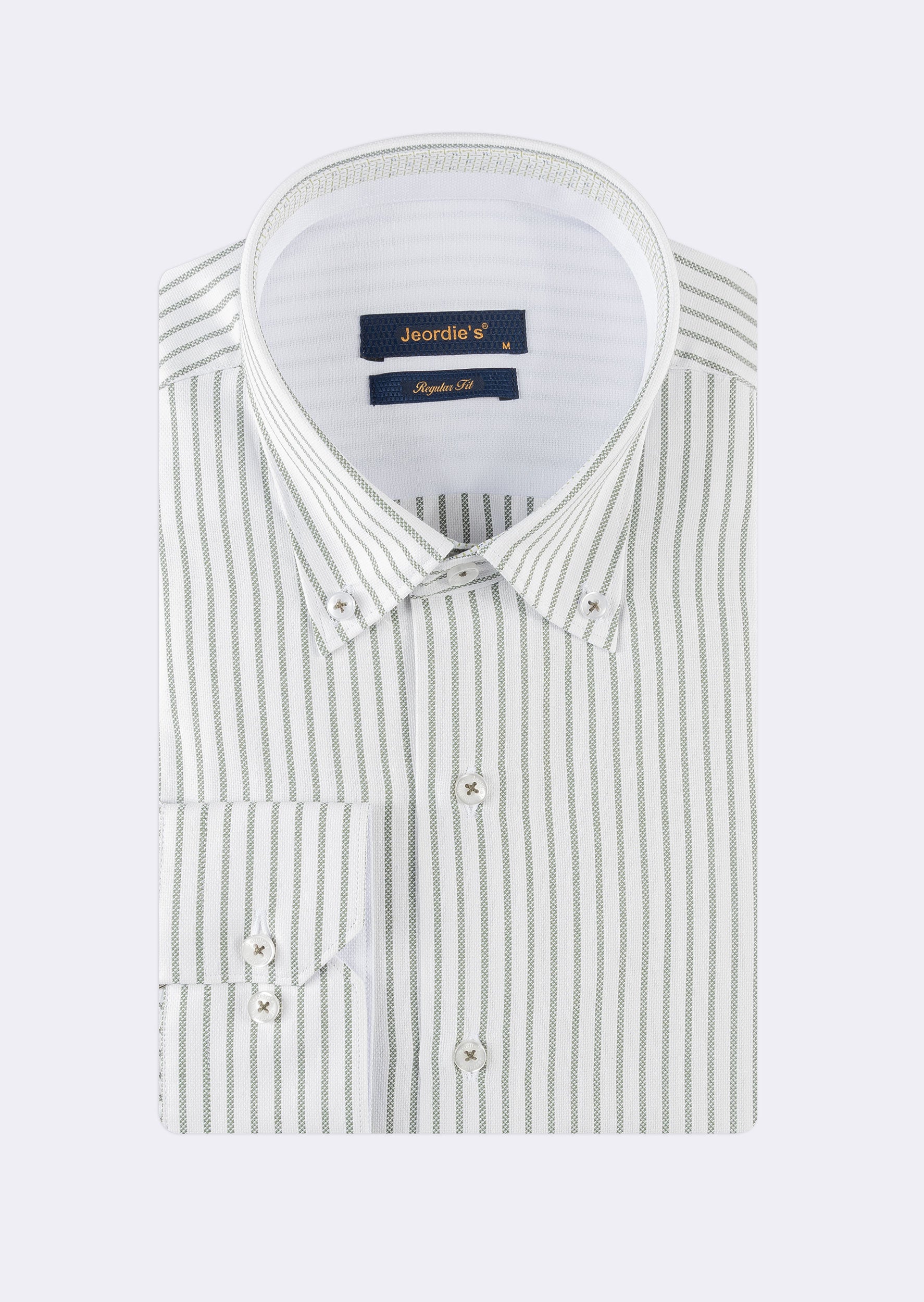 White - Khaki Long Sleeve Shirt