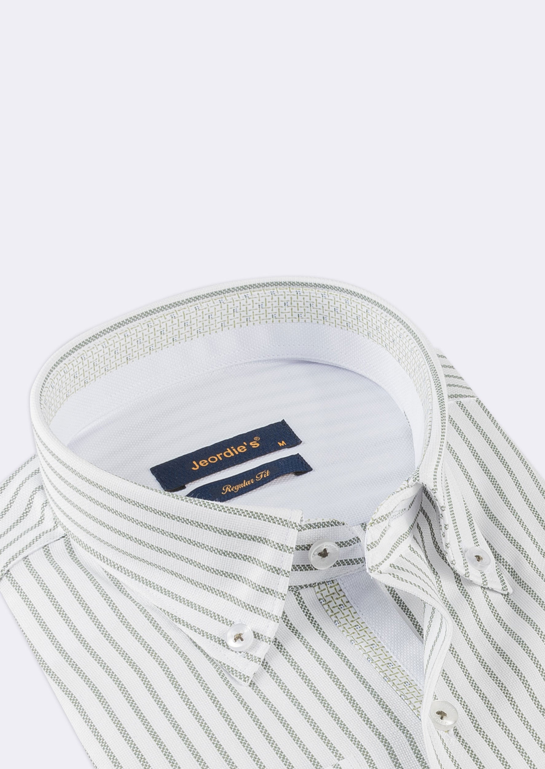 White - Khaki Long Sleeve Shirt