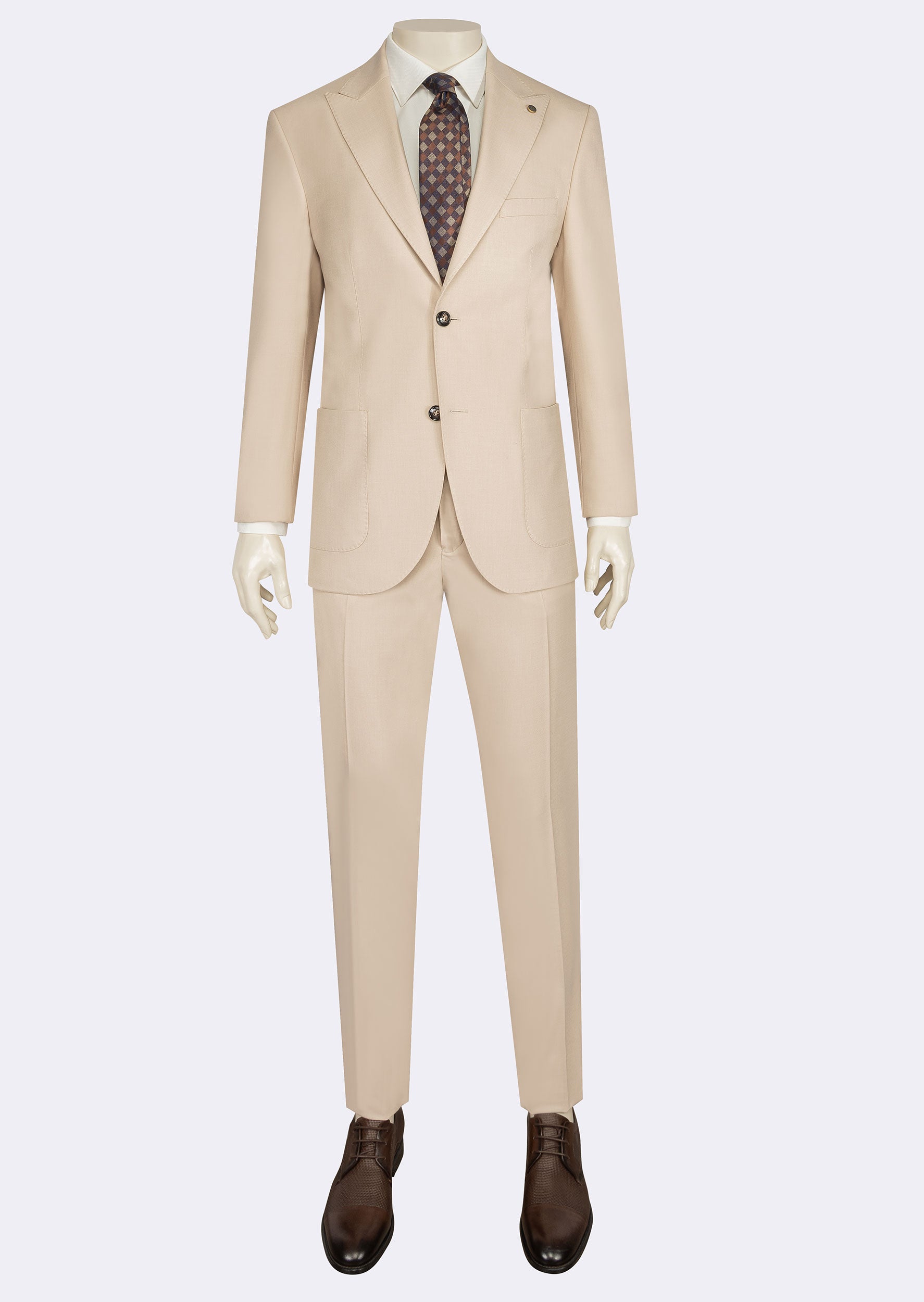 Beige Suit