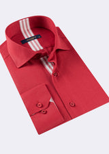 Burgundy Long Sleeve Shirt