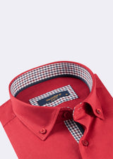 Burgundy Long Sleeve Shirt