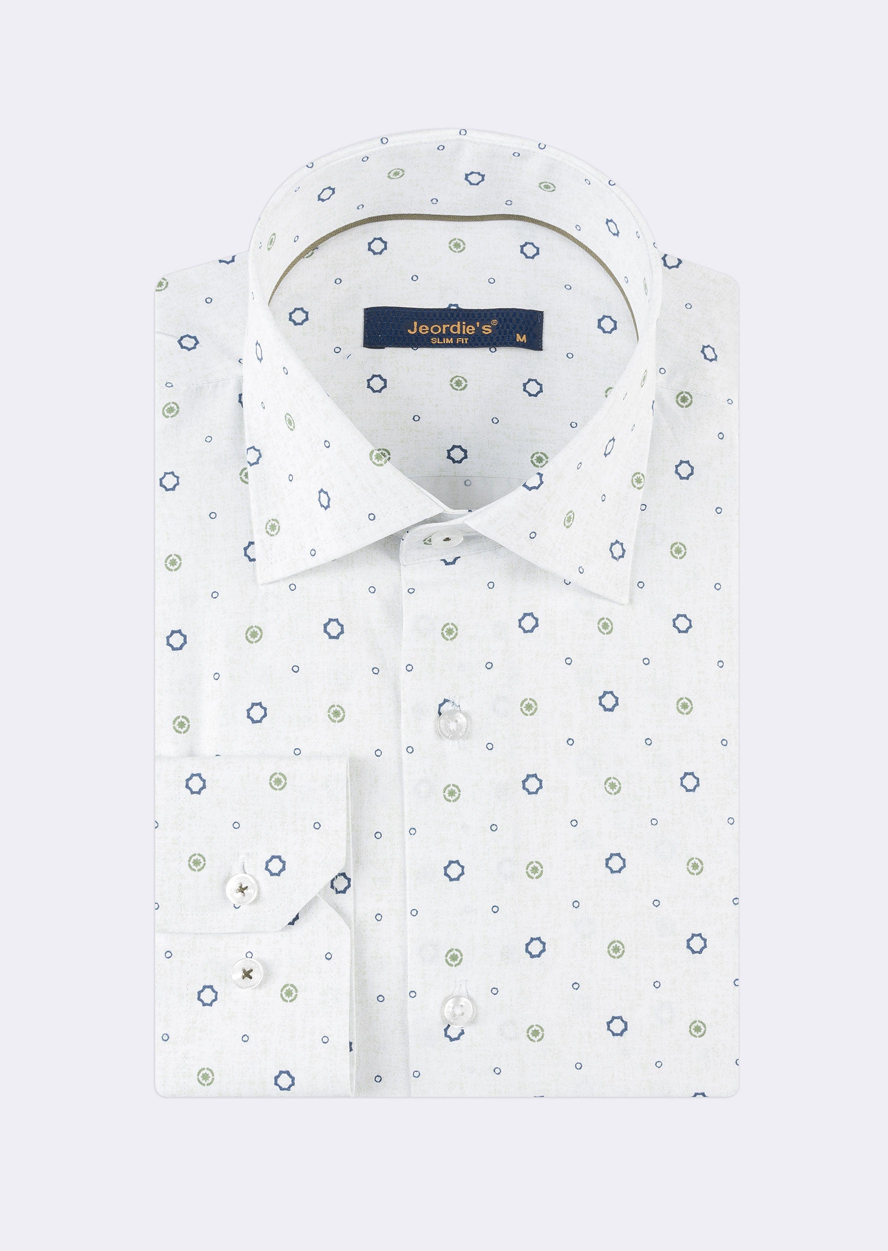 Green - Navy Long Sleeve Shirt