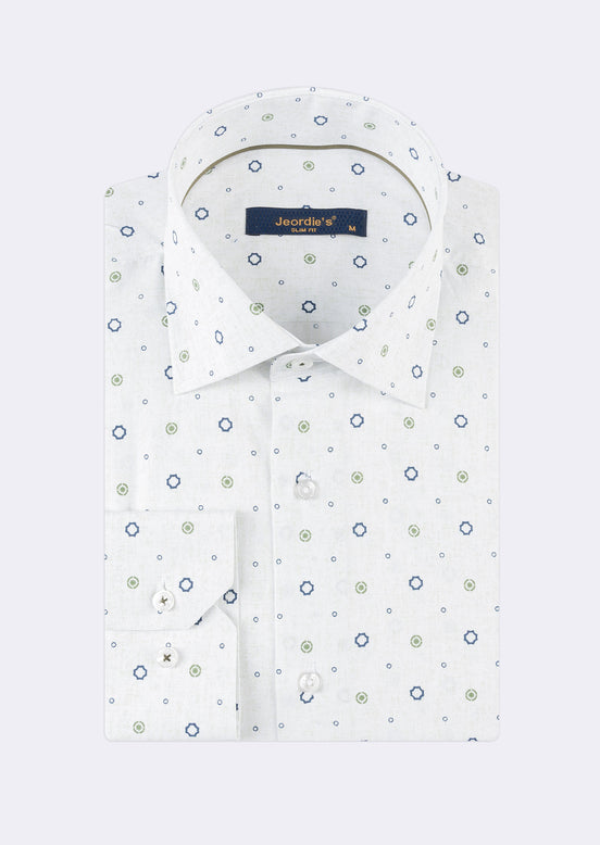 Green - Navy Long Sleeve Shirt