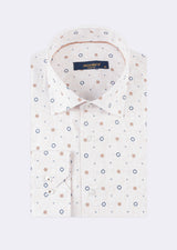 Beige - Brown Long Sleeve Shirt