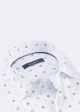 Blue - Burgundy Long Sleeve Shirt