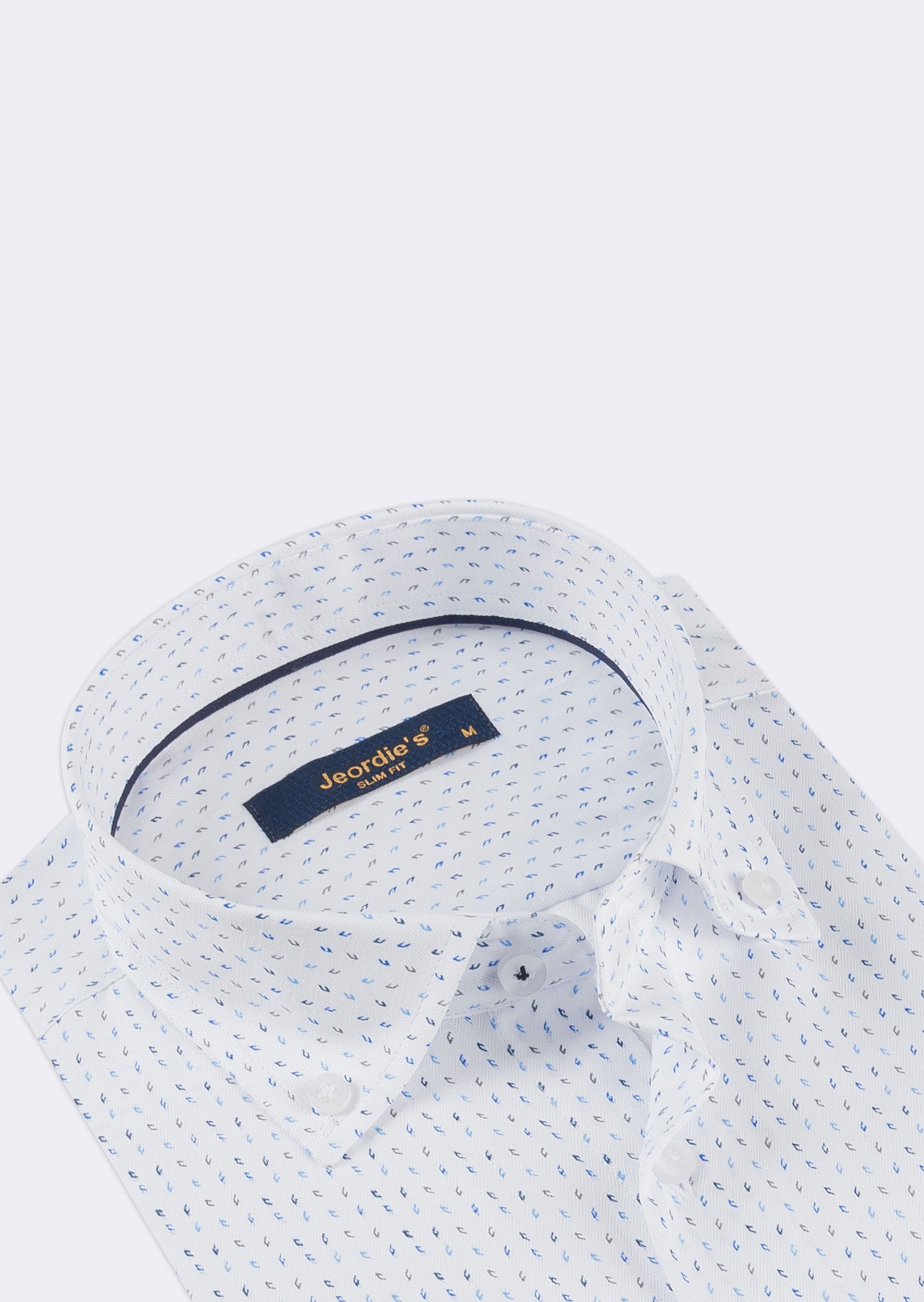 White - Navy Long Sleeve Shirt