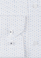 White - Navy Long Sleeve Shirt