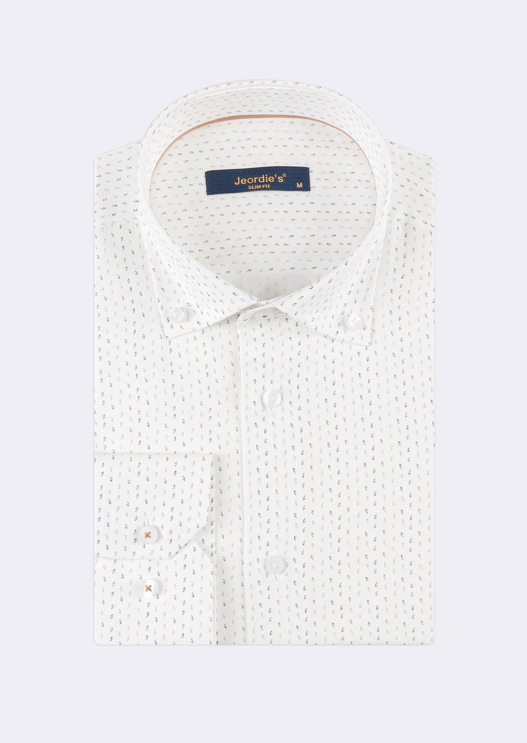White - Beige Long Sleeve Shirt
