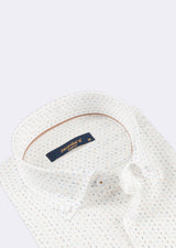 White - Beige Long Sleeve Shirt