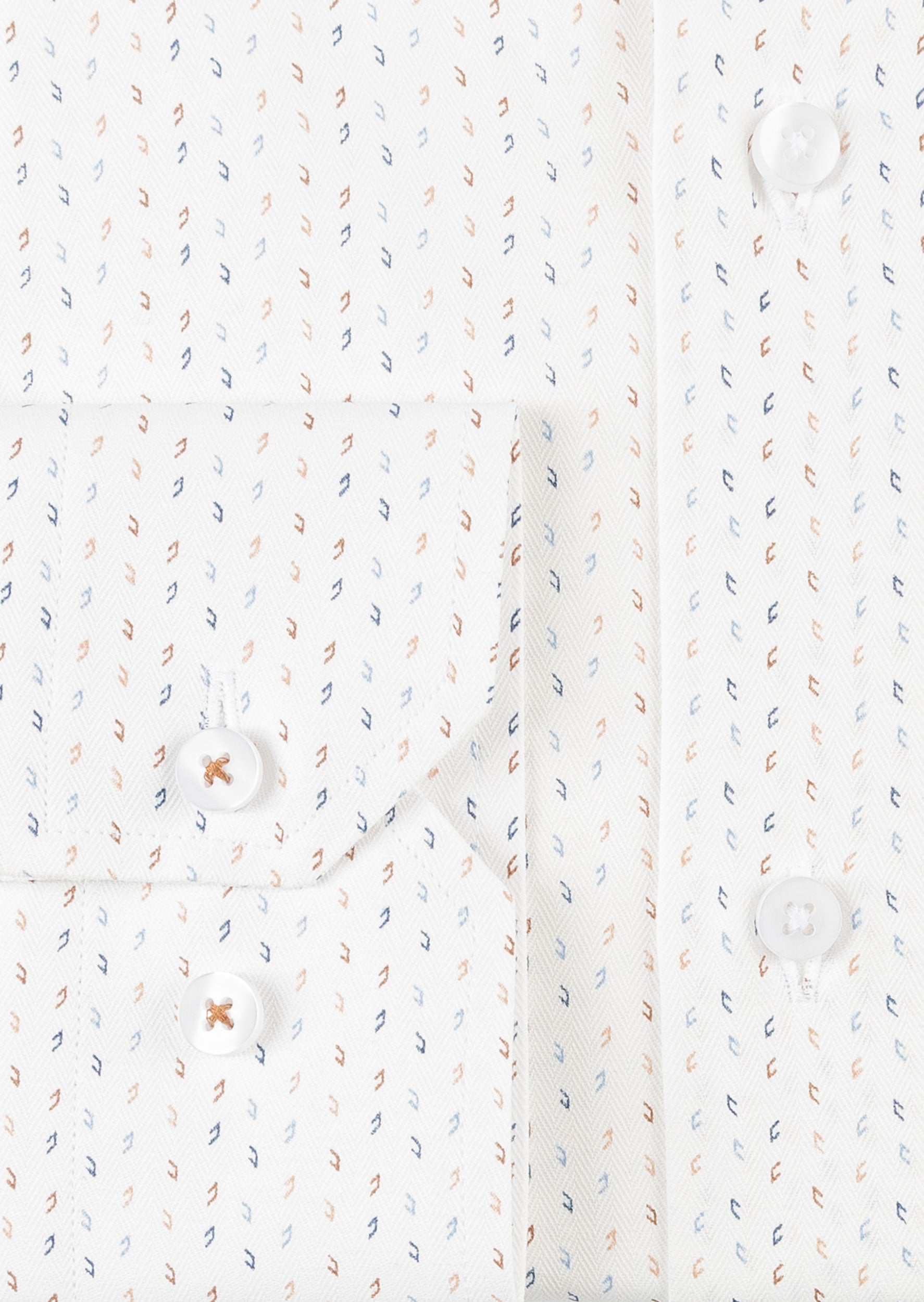 White - Beige Long Sleeve Shirt