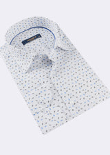 White - Blue Long Sleeve Shirt