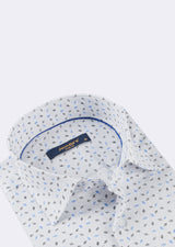 White - Blue Long Sleeve Shirt