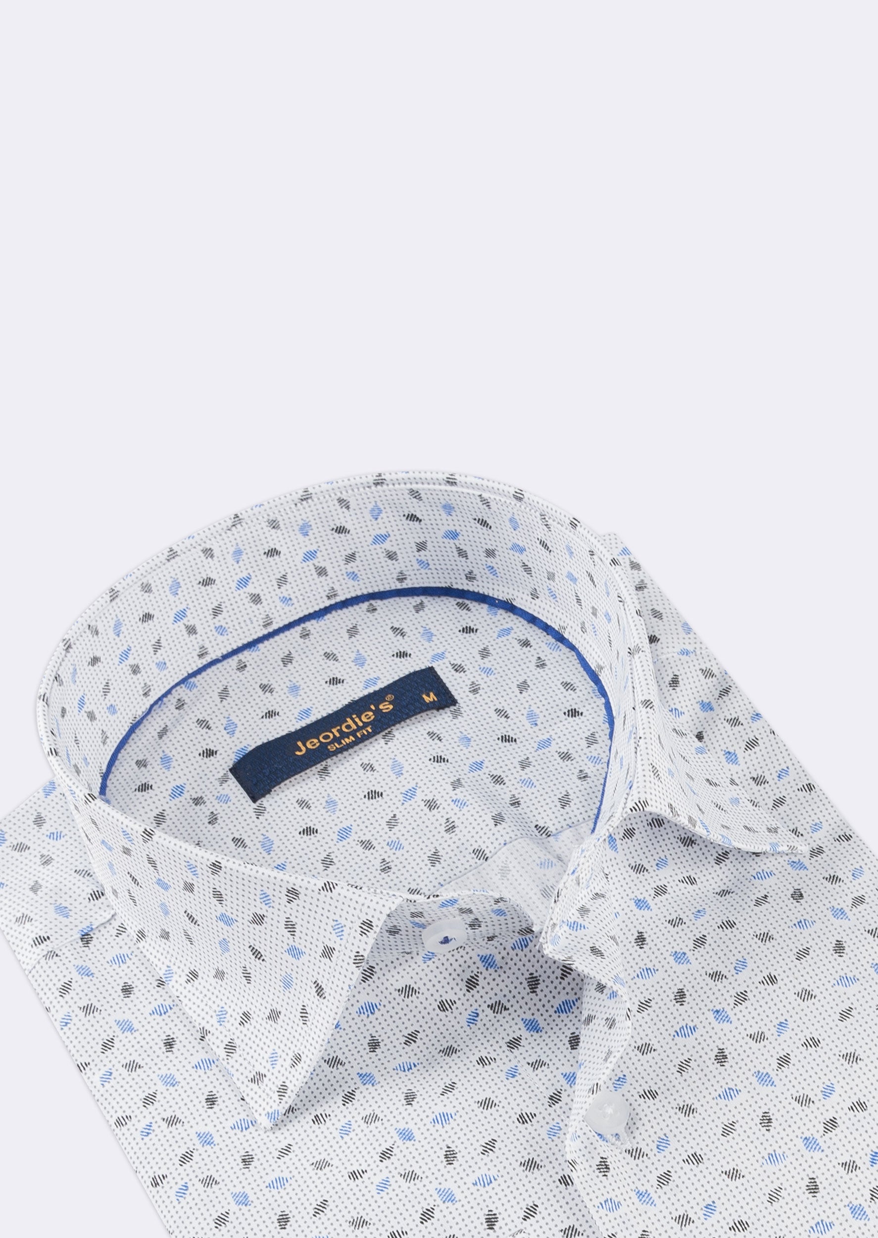 White - Blue Long Sleeve Shirt