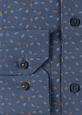 Navy - Beige Long Sleeve Shirt