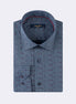 Navy - Burgundy Long Sleeve Shirt