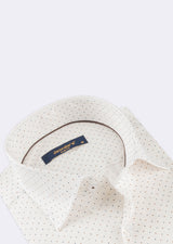 White - Brown Long Sleeve Shirt