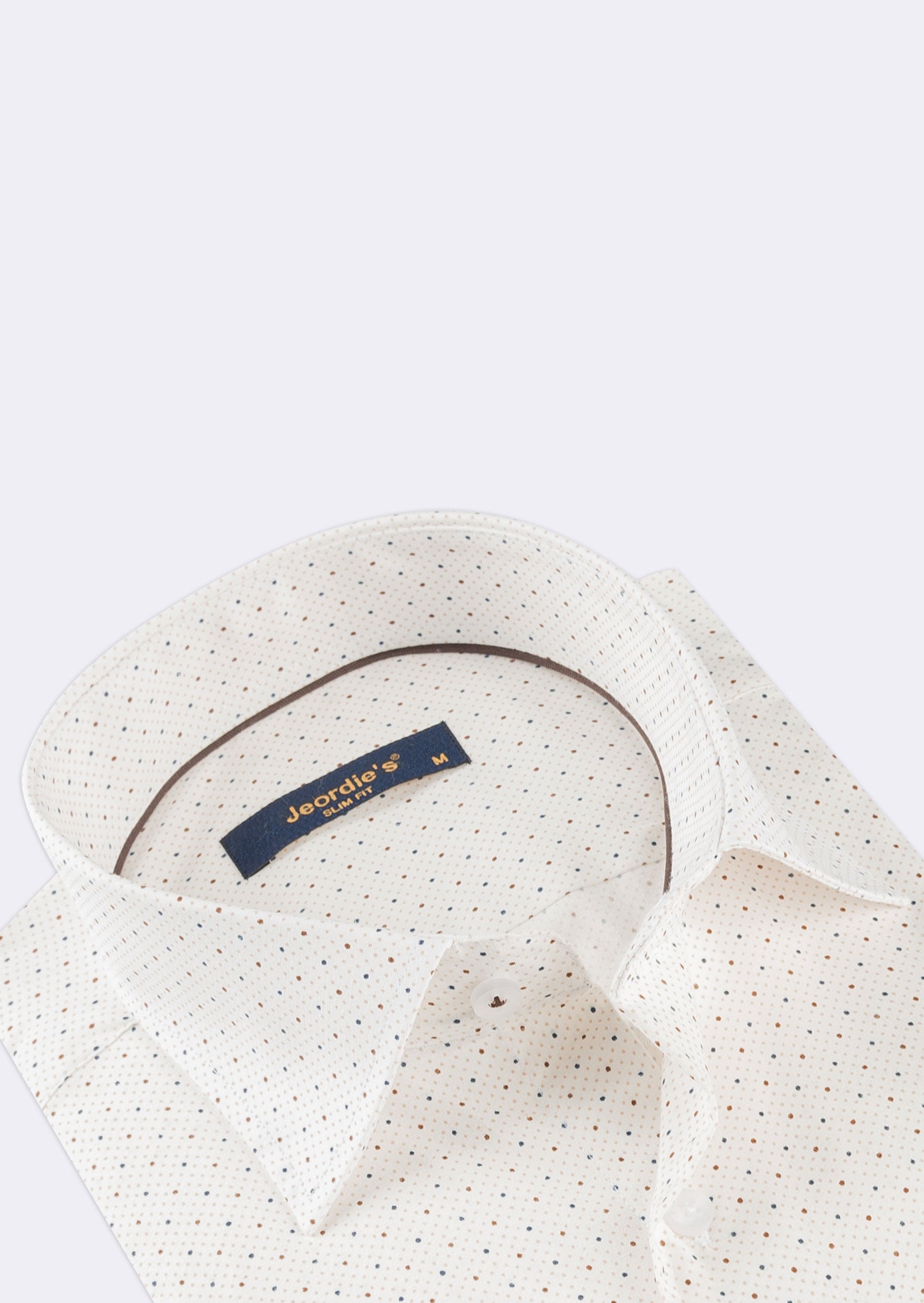 White - Brown Long Sleeve Shirt