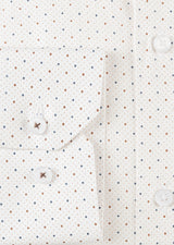 White - Brown Long Sleeve Shirt