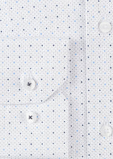 White - Navy Long Sleeve Shirt
