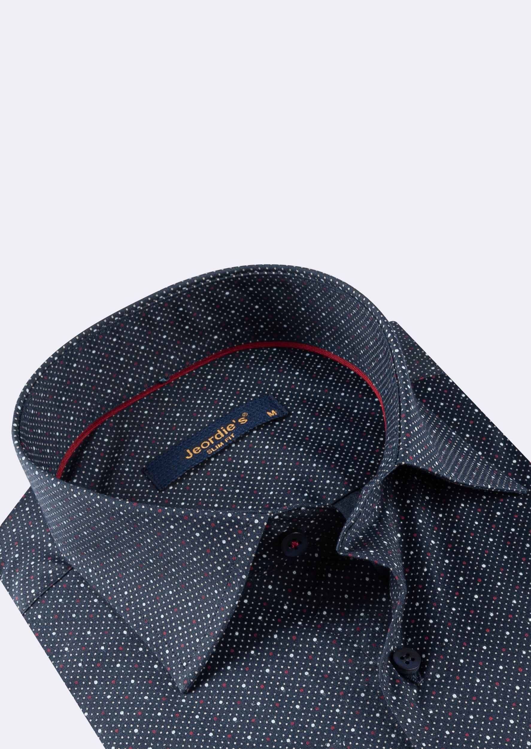 Navy - Burgundy Long Sleeve Shirt
