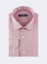 Burgundy - Navy Long Sleeve Shirt