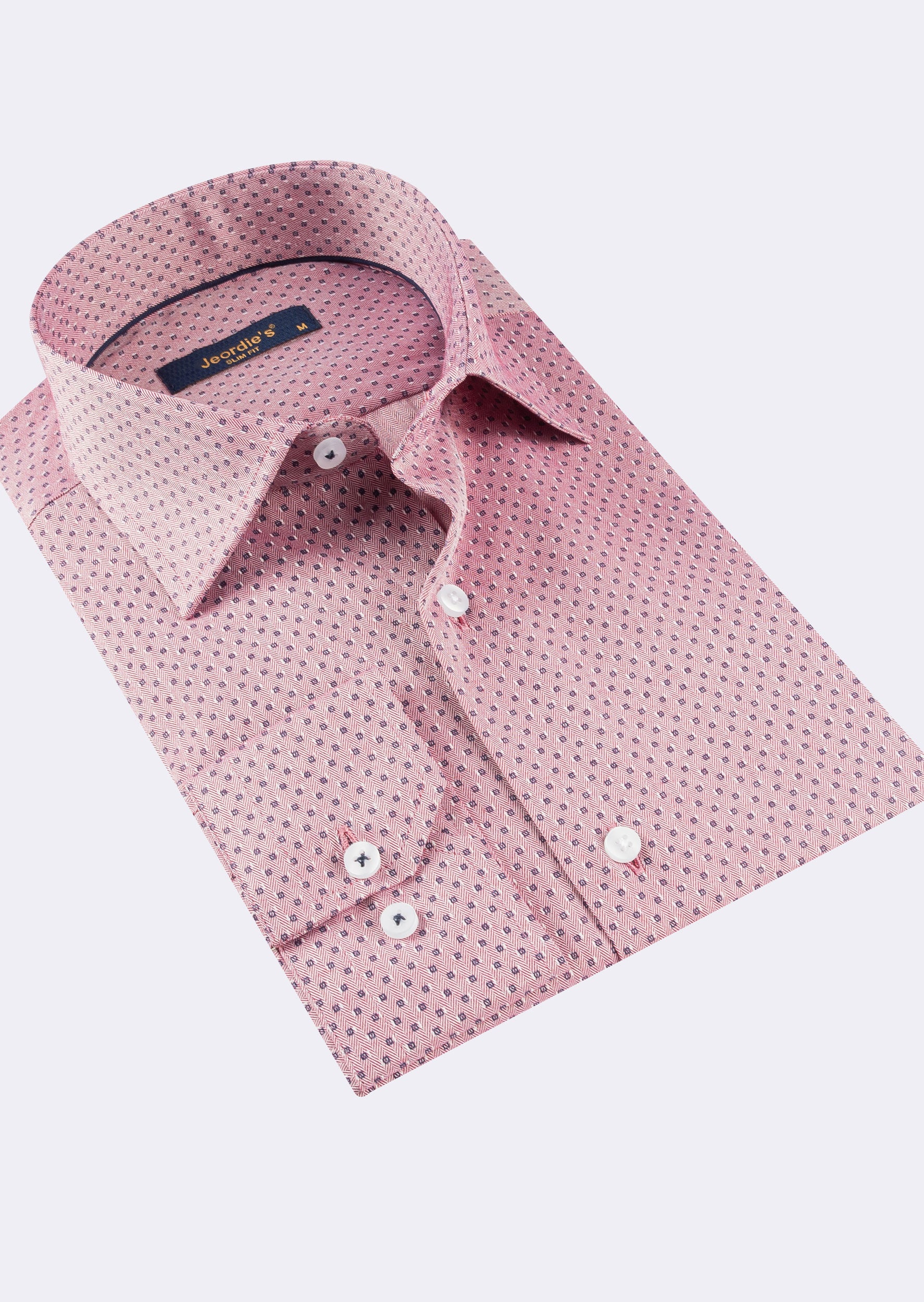 Burgundy - Navy Long Sleeve Shirt