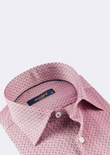 Burgundy - Navy Long Sleeve Shirt