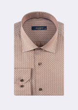 Brown - Navy Long Sleeve Shirt