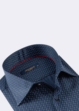 Navy - Grey Long Sleeve Shirt