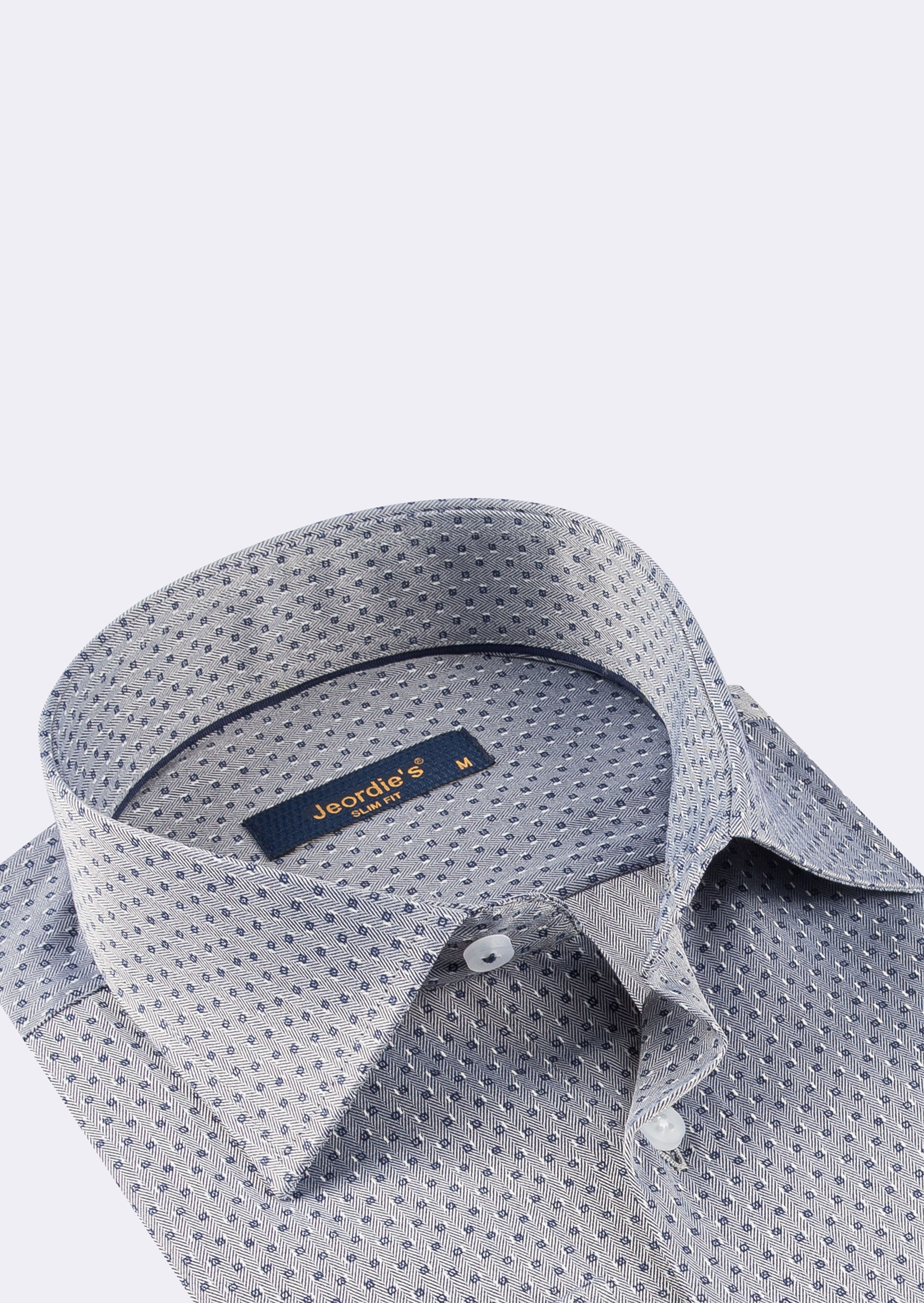 Grey - Navy Long Sleeve Shirt