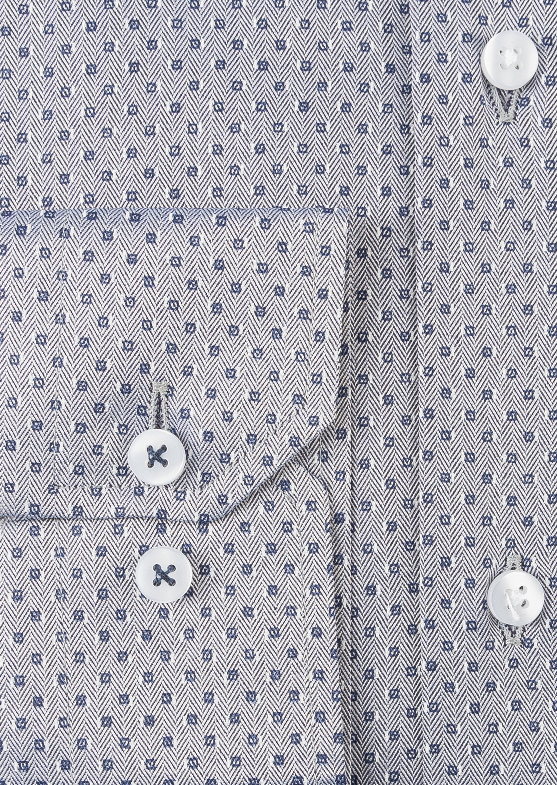 Grey - Navy Long Sleeve Shirt