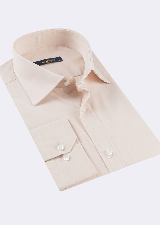 Beige Plain Shirt