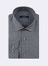 Grey - Navy Long Sleeve Shirt