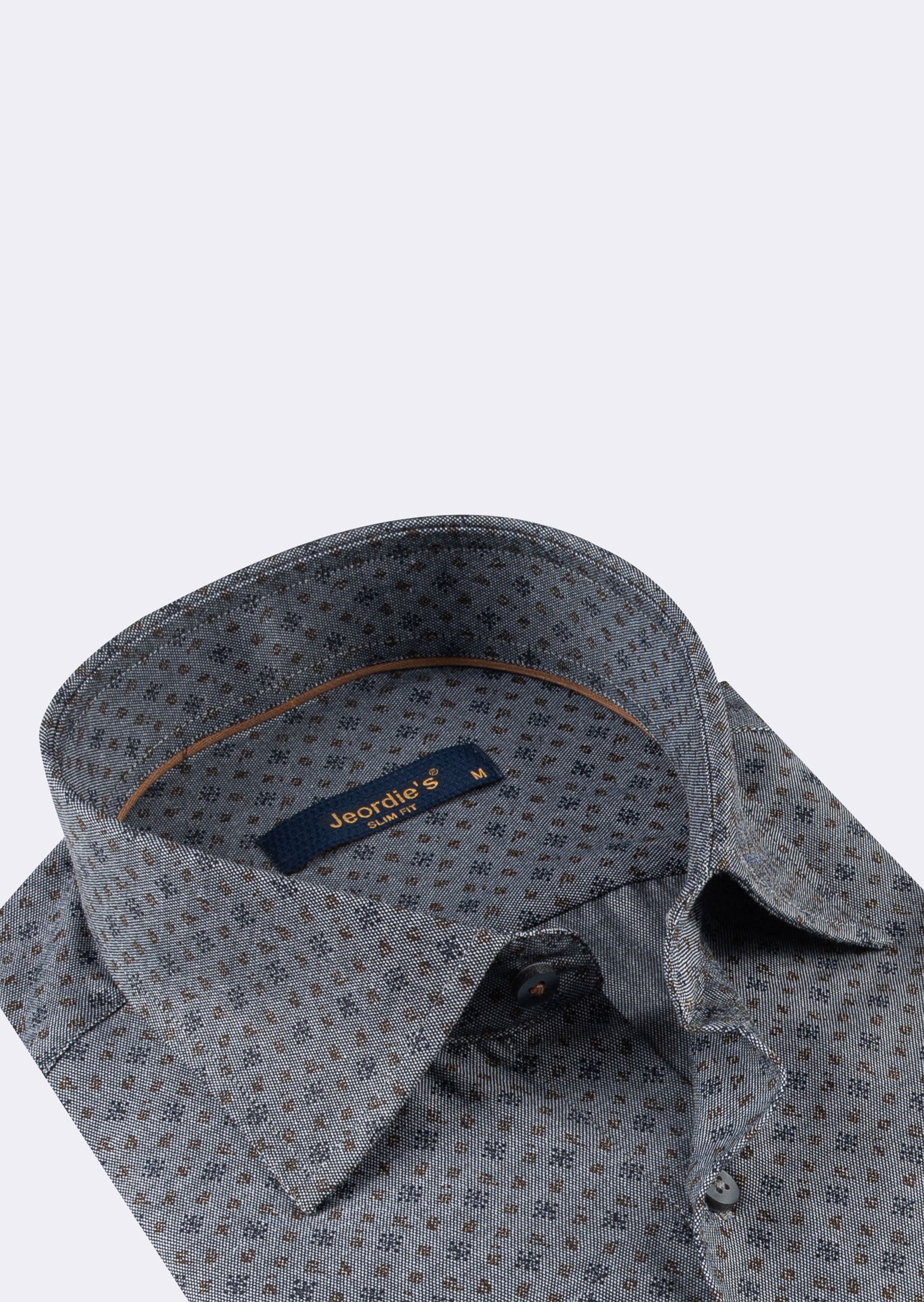 Grey - Navy Long Sleeve Shirt