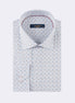 White - Navy Long Sleeve Shirt