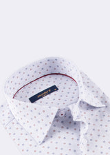 White - Navy Long Sleeve Shirt