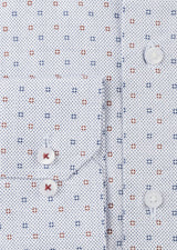 White - Navy Long Sleeve Shirt