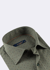 Green - Navy Long Sleeve Shirt