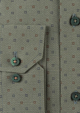 Green - Navy Long Sleeve Shirt